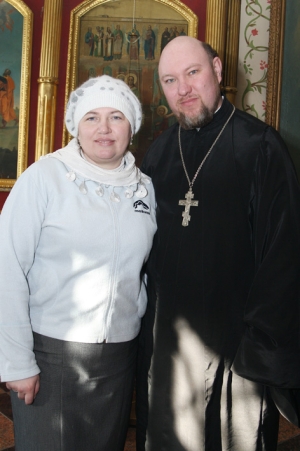 Отец Игорь с супругой